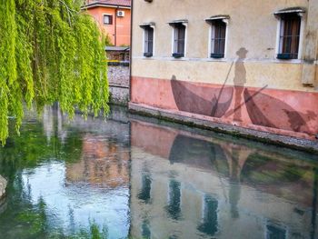 Canal along buildings