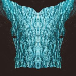 Scenic view of sea against blue sky