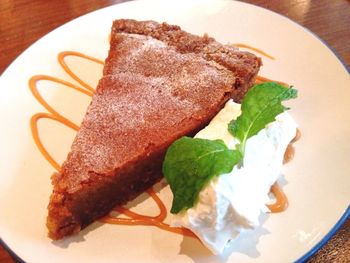 Close-up of served food