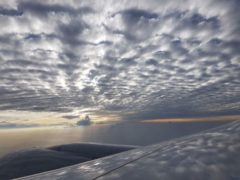 Scenic view of cloudy sky