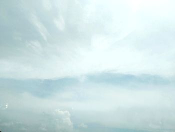 Low angle view of clouds in sky