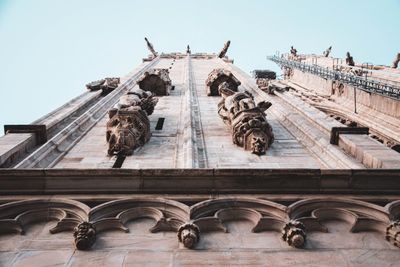 Low angle view of statue