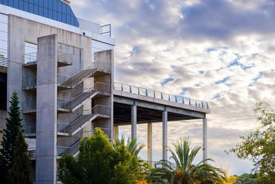 Low angle view of building against sky