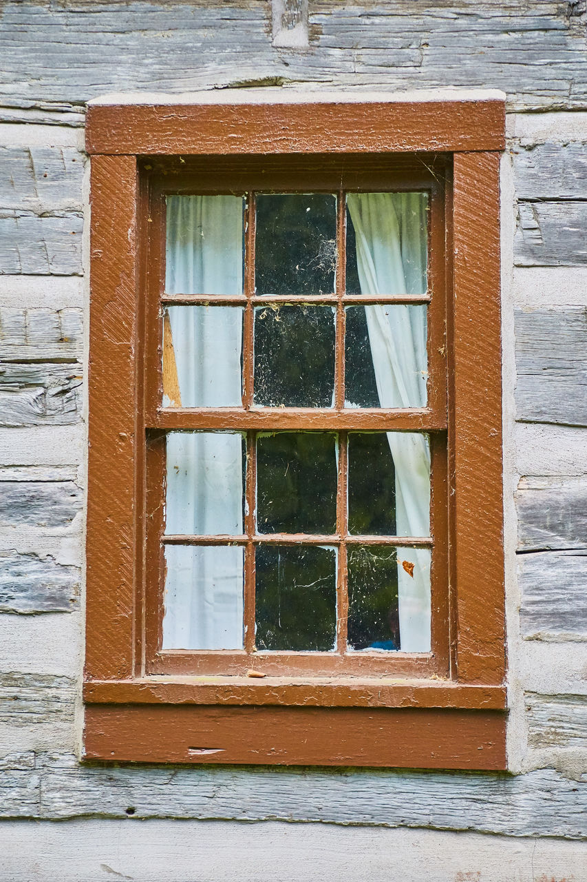 window, architecture, built structure, building exterior, building, sash window, no people, glass, wood, house, wall, day, facade, wall - building feature, door, window frame, residential district, outdoors, old, nature, reflection, closed, brick, home