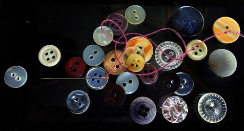 Close-up of multi colored objects