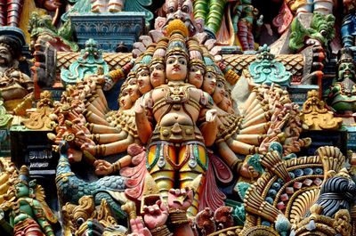 Full frame shot of market stall