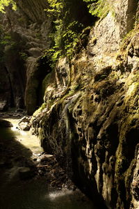 Scenic view of rock formation