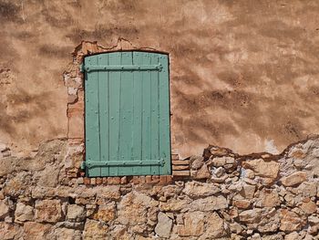 Close-up of old building