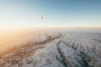 Scenic view of winter landscape