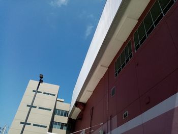 Low angle view of building against sky