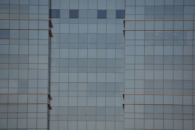 Full frame shot of glass building