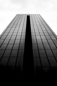 Low angle view of modern building against sky