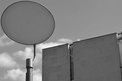 Low angle view of building against sky