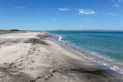 Beautiful beach and incredible sea in pomorie, bulgaria.