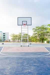 View of basketball court