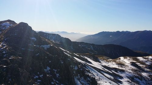 Scenic view of mountains