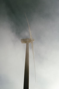 Wind turbines in rural area in spain