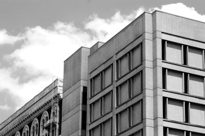 Low angle view of building against sky