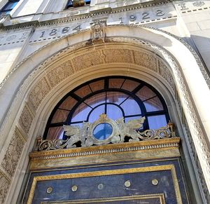 Low angle view of ornate building