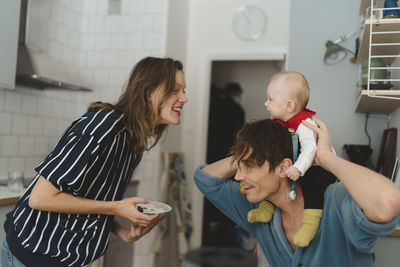 Parents with baby