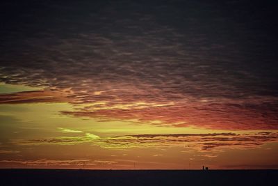 Scenic view of sky during sunset