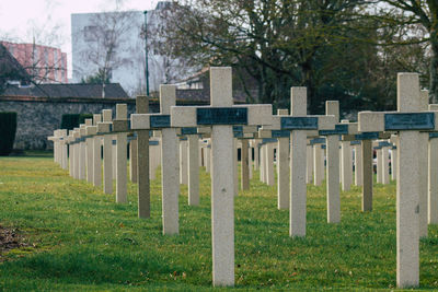 View of cemetery