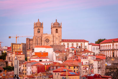 Buildings in a city