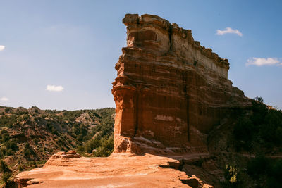 View of rock formation