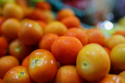 Close-up of fruits for sale at market stall
