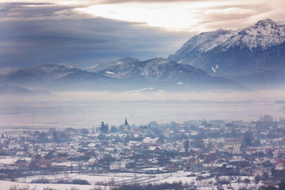 Aerial view of a city