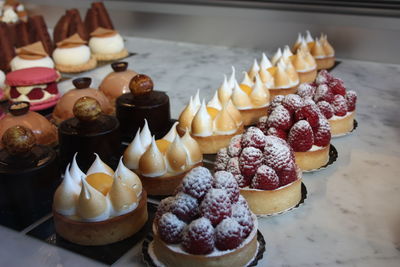 Close-up of cake on table