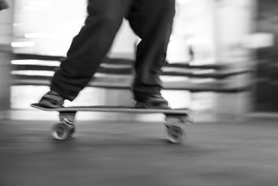 Low section of woman standing on floor