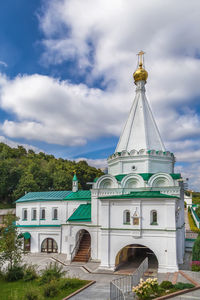 Pechersky ascension monastery, nizhny novgorod, russia. church of saint euthimios of suzdal