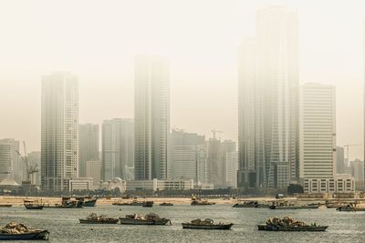 View of buildings in city