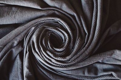 Full frame shot of spiral fabric