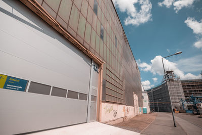 Low angle view of building against sky