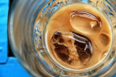 Close-up of drink on table