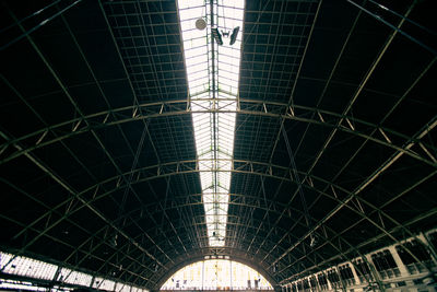 The dome-shaped roof structure is made of steel and translucent roof