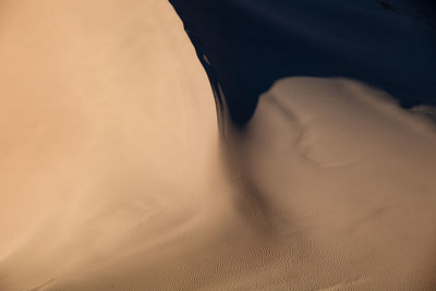 Close-up of sand at beach