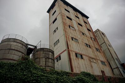 Low angle view of building against sky