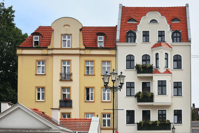 Low angle view of building against sky