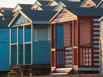 Houses in a building