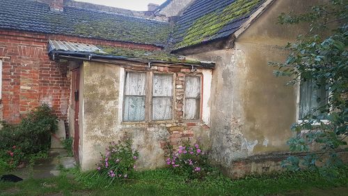 Interior of abandoned building