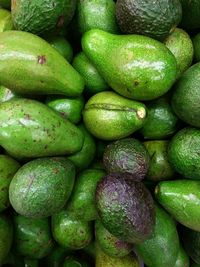 Full frame shot of vegetables at market