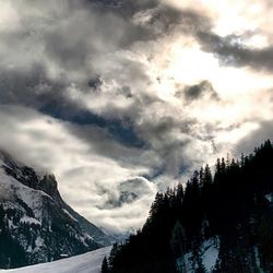 Scenic view of cloudy sky