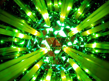 Full frame shot of illuminated lights