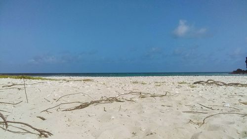 Scenic view of calm sea against sky
