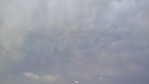 Low angle view of cloudy sky