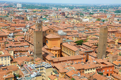 Bologna old medieval city in italy