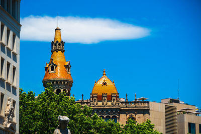 Low angle view of cathedral against sky